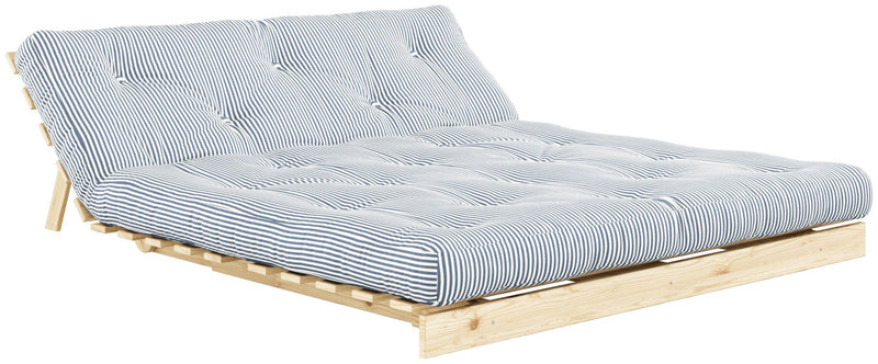 Schlafsofa ROOTS 160 cm Polster GREY Klappsofa Gestell Kiefer