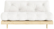 Schlafsofa ROOTS 160 cm Polster NATURAL Klappsofa Gestell Kiefer 