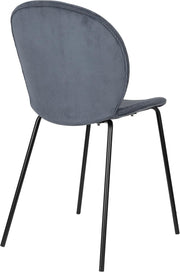 Esszimmerstuhl BONNET GREY BLUE von ZUIVER mit trendigen Cordstoff