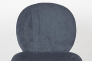 Esszimmerstuhl BONNET GREY BLUE von ZUIVER mit trendigen Cordstoff