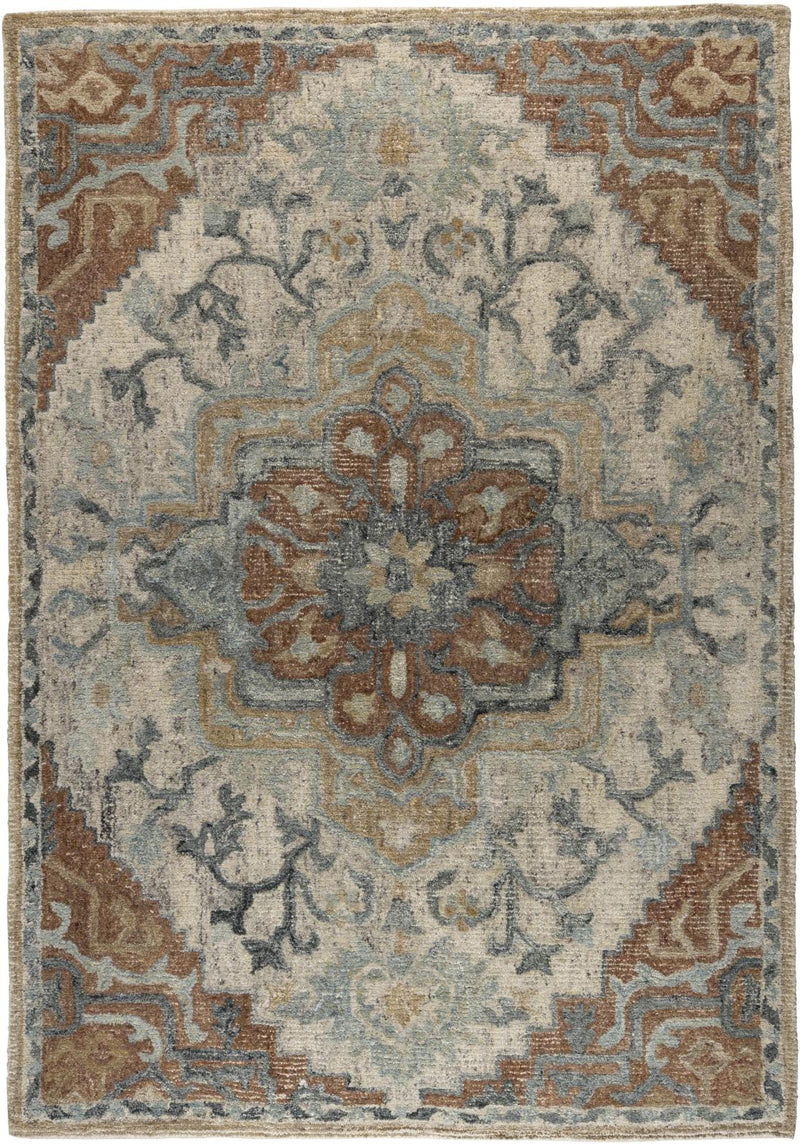 Teppich AMORI Blue Brick in verschiedenen Größen von DutchBone 