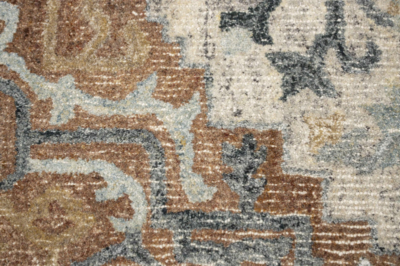 Teppich AMORI Blue Brick in verschiedenen Größen von DutchBone 