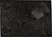 Teppich DOTS Pure Black in verschiedenen Größen von DutchBone 