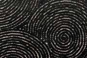 Teppich DOTS Pure Black in verschiedenen Größen von DutchBone 