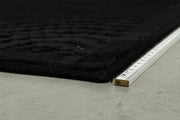 Teppich DOTS Pure Black in verschiedenen Größen von DutchBone 