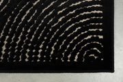 Teppich DOTS Pure Black in verschiedenen Größen von DutchBone 