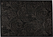 Teppich DOTS Pure Black in verschiedenen Größen von DutchBone 