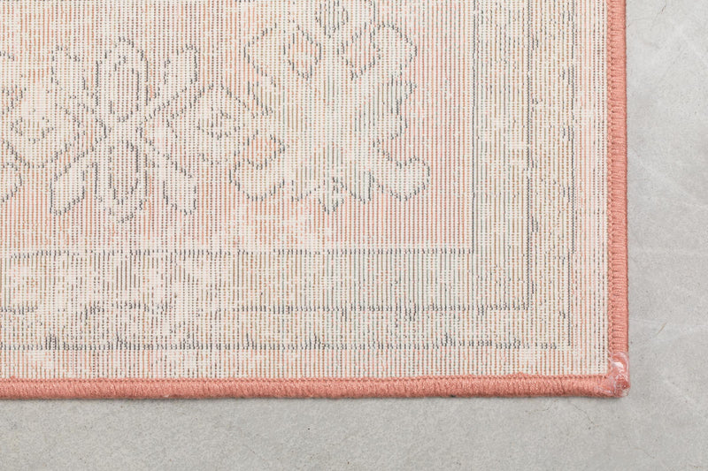 Teppich MAHAL Pink/Olive in verschiedenen Größen von DutchBone 