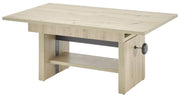 Couchtisch EVENT höhenverstellbar ausziehbar Optik Artisan Eiche