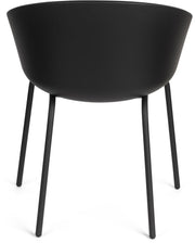 Banne Objekt Stuhl Armlehnstuhl VOID Schale Schwarz Gestell schwarz