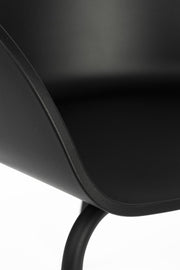 Banne Objekt Stuhl Armlehnstuhl VOID Schale Schwarz Gestell schwarz