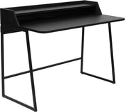 Schreibtisch Sekretär GIORGIO BLACK Eiche Furnier und Metall