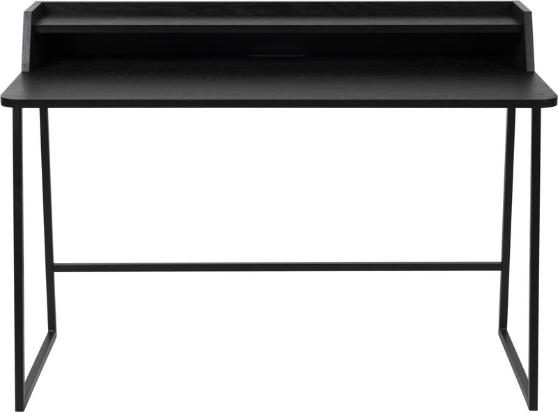Schreibtisch Sekretär GIORGIO BLACK Eiche Furnier und Metall