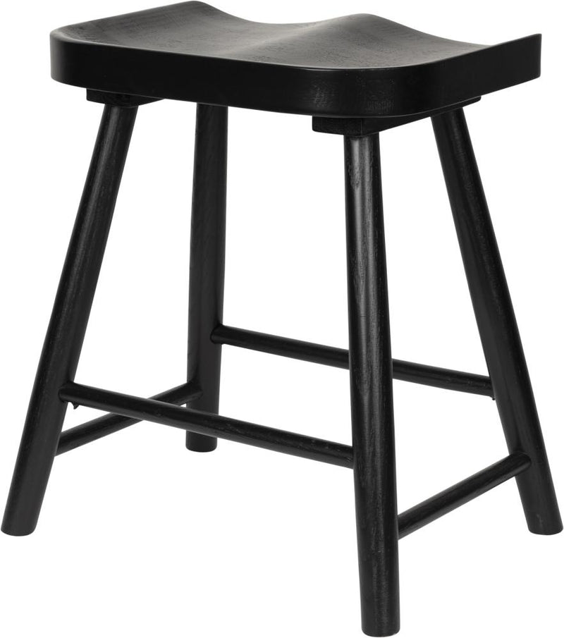 Stuhl Hocker VANDER schwarz von Zuiver