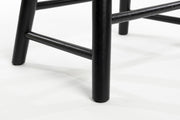 Stuhl Hocker VANDER schwarz von Zuiver