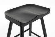 Stuhl Hocker VANDER schwarz von Zuiver