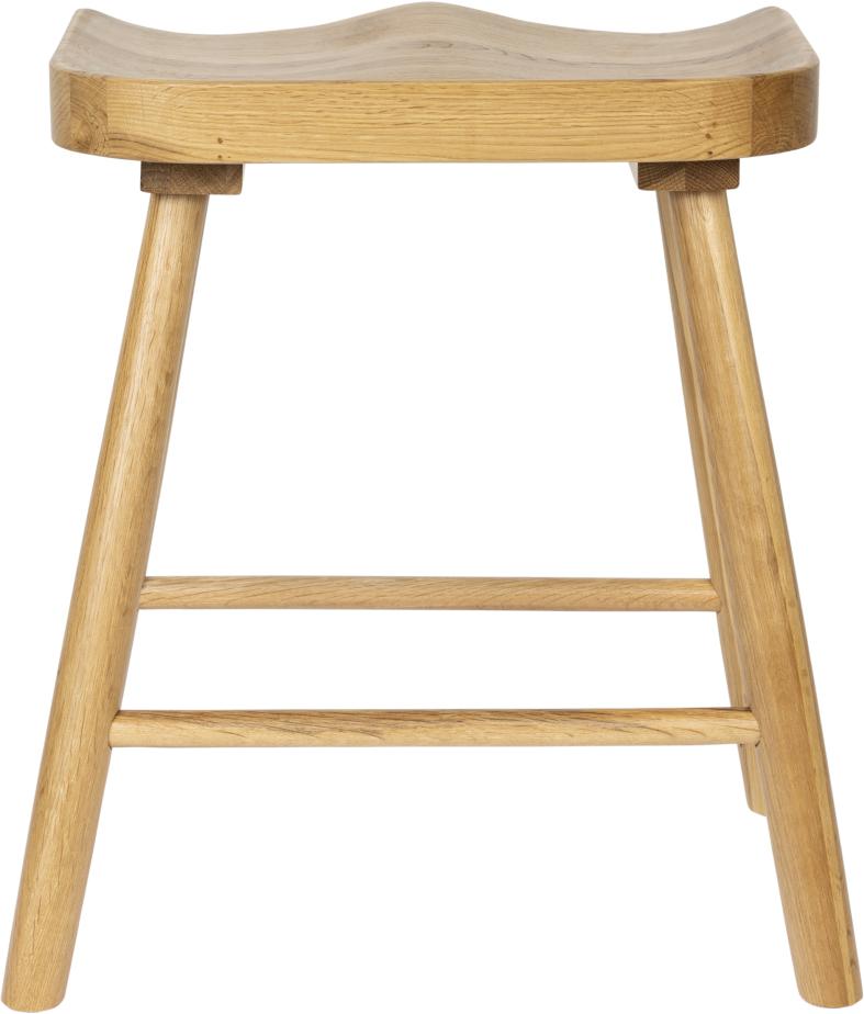 Stuhl Hocker VANDER natural von Zuiver