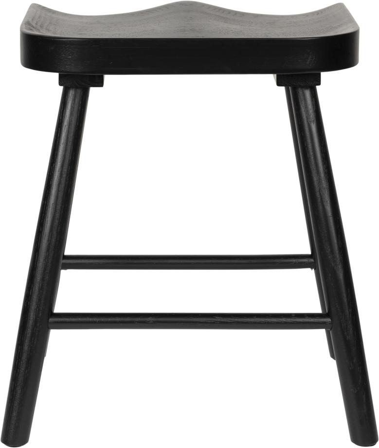 Stuhl Hocker VANDER schwarz von Zuiver