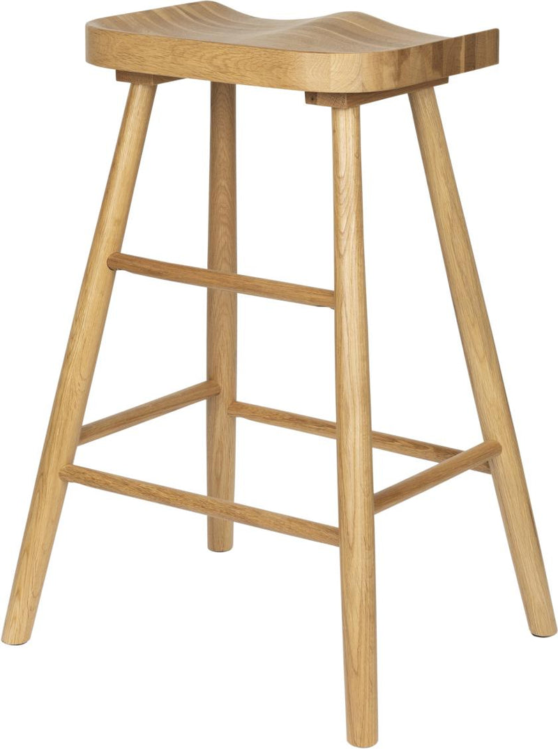 Barhocker VANDER natural von Zuiver