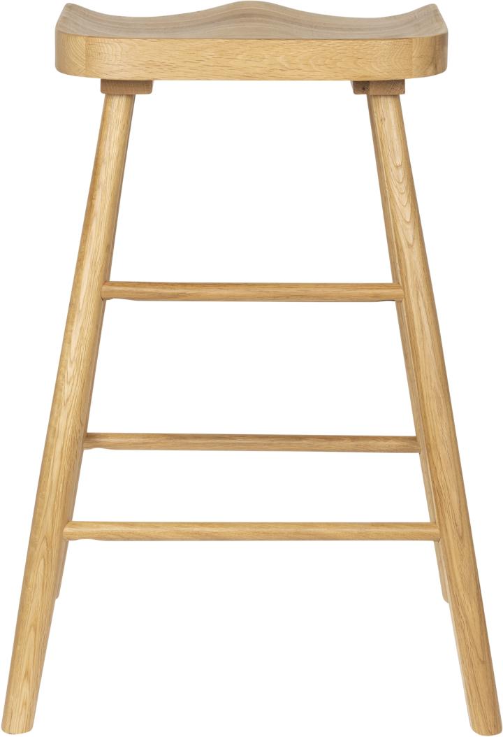 Barhocker VANDER natural von Zuiver