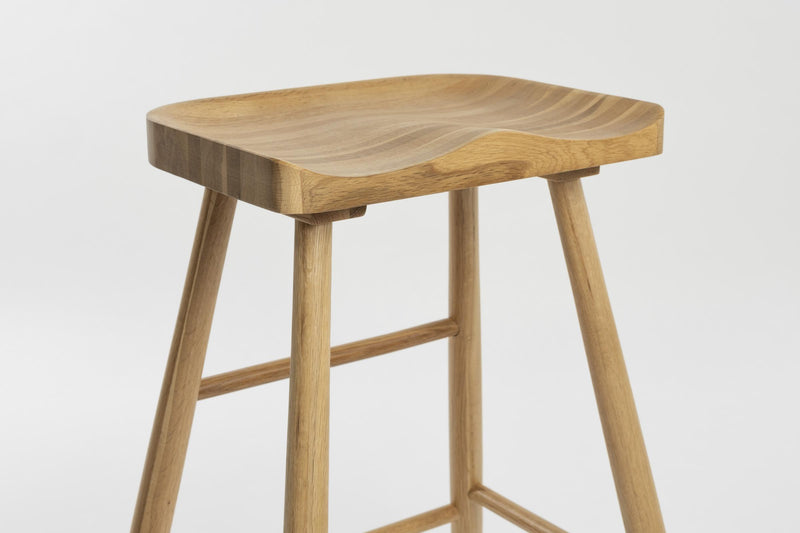 Barhocker VANDER natural von Zuiver