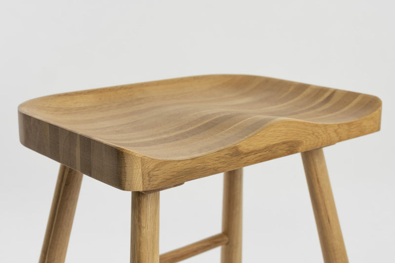 Barhocker VANDER natural von Zuiver
