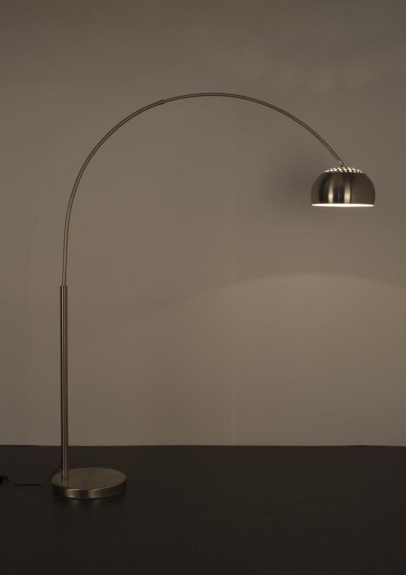 Stehlampe Bogenlampe METAL BOW gebürstet von Zuiver