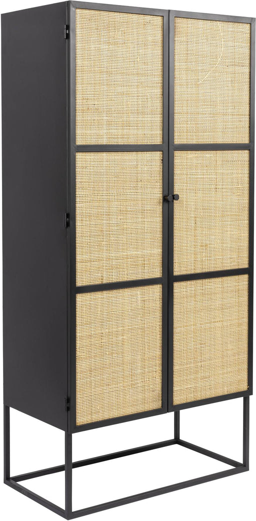Schrank Hochkommode GUUJI HIGH 2DO mit Rattantüren von ZUIVER