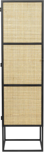 Schrank Hochkommode GUUJI HIGH 1DO mit Rattantüre von ZUIVER