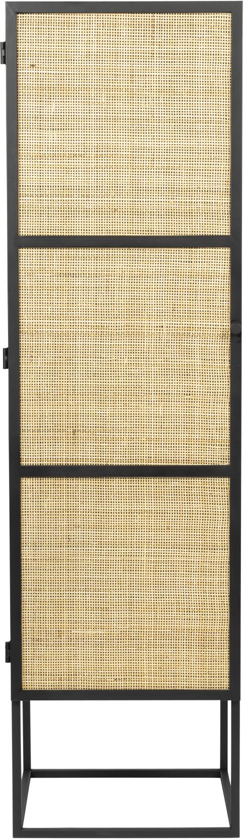 Schrank Hochkommode GUUJI HIGH 1DO mit Rattantüre von ZUIVER
