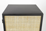 Schrank Hochkommode GUUJI HIGH 1DO mit Rattantüre von ZUIVER