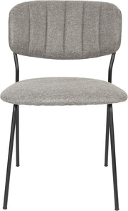 Stuhl Esszimmerstuhl JOLIEN BLACK GREY