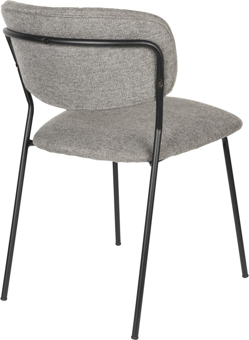 Stuhl Esszimmerstuhl JOLIEN BLACK GREY