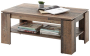 Couchtisch HARRISON 100 x 60 cm mit Schublade in Old Wood Vintage