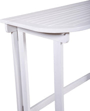 Gartentisch Klapptisch MANILA 100 x 50 cm white washed aus Eukalyptus
