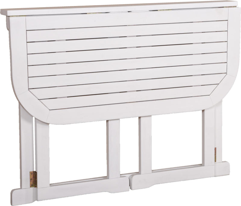 Gartentisch Klapptisch MANILA 100 x 50 cm white washed aus Eukalyptus