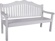 Gartenbank AUSTIN aus Eukalyptus white washed 3-sitzig