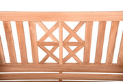 Gartenbank PANTAR 2-Sitzer aus Teakholz 120 cm von Garden Pleasure