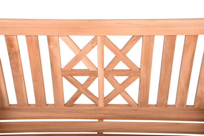 Gartenbank PANTAR 2-Sitzer aus Teakholz 120 cm von Garden Pleasure