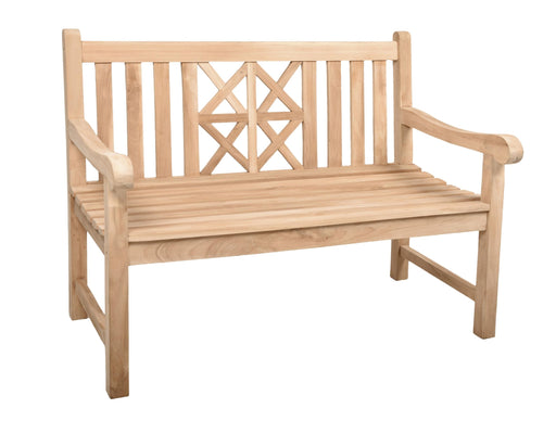 Gartenbank PANTAR 2-Sitzer aus Teakholz 120 cm von Garden Pleasure