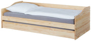 Funktionsbett LEONIE 23 Sofabett mit Schublade Kiefer natur lackiert