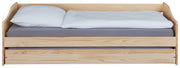 Funktionsbett LEONIE 23 Sofabett mit Schublade Kiefer natur lackiert