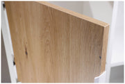 Regal Bücherregal PEPETO 2TW mit 2 Türen Optik Weiß / Artisan Eiche