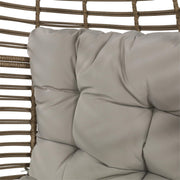 Lesli Living Gartensessel CHILL Sitzei Egg Polyrattan Stroh