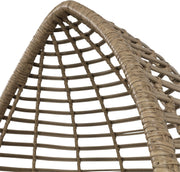Lesli Living Gartensessel CHILL Sitzei Egg Polyrattan Stroh