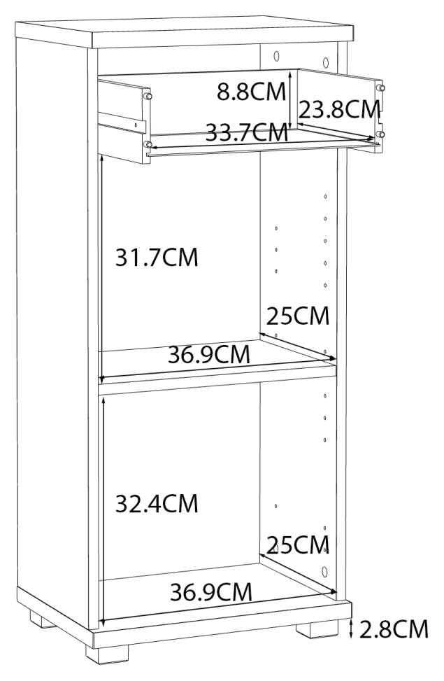 Badezimmer Badmöbel Set CHAMP 5-tlg. Betongrau Front weiß Hochglanz