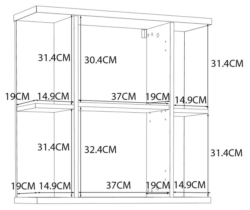 Badezimmer Badmöbel Set CHAMP 5-tlg. Betongrau Front weiß Hochglanz