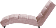 SalesFever Chaiselongue rose Samt