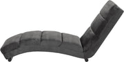 SalesFever Relaxliege Liege Chaiselongue Samt in verschiedenen Farben