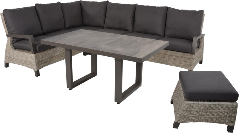 Gartentisch Loungetisch PRATO PARDO 140 x 85 cm von Lesli Living